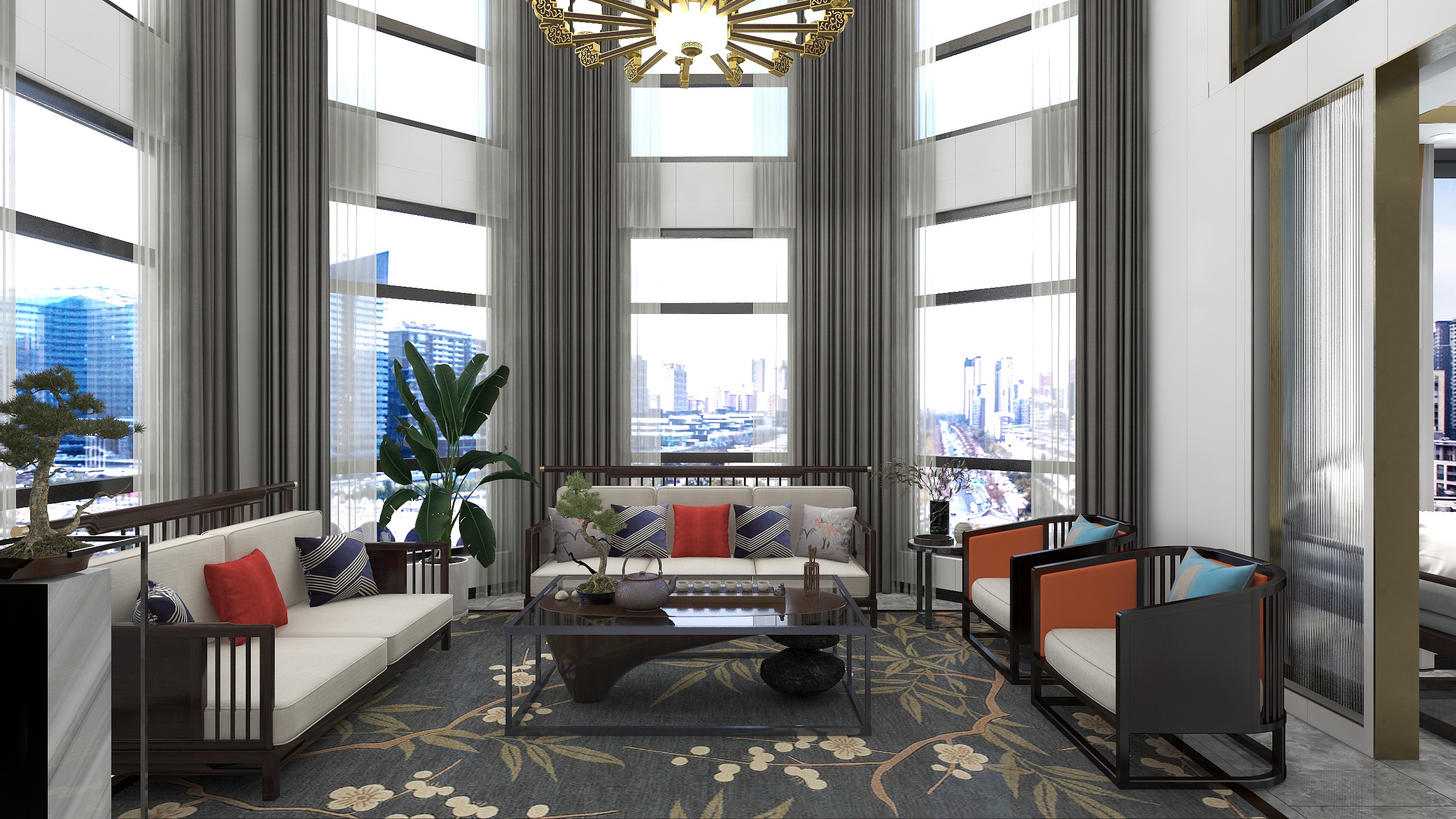 DesignerXu-别墅-新中式-装修设计方案