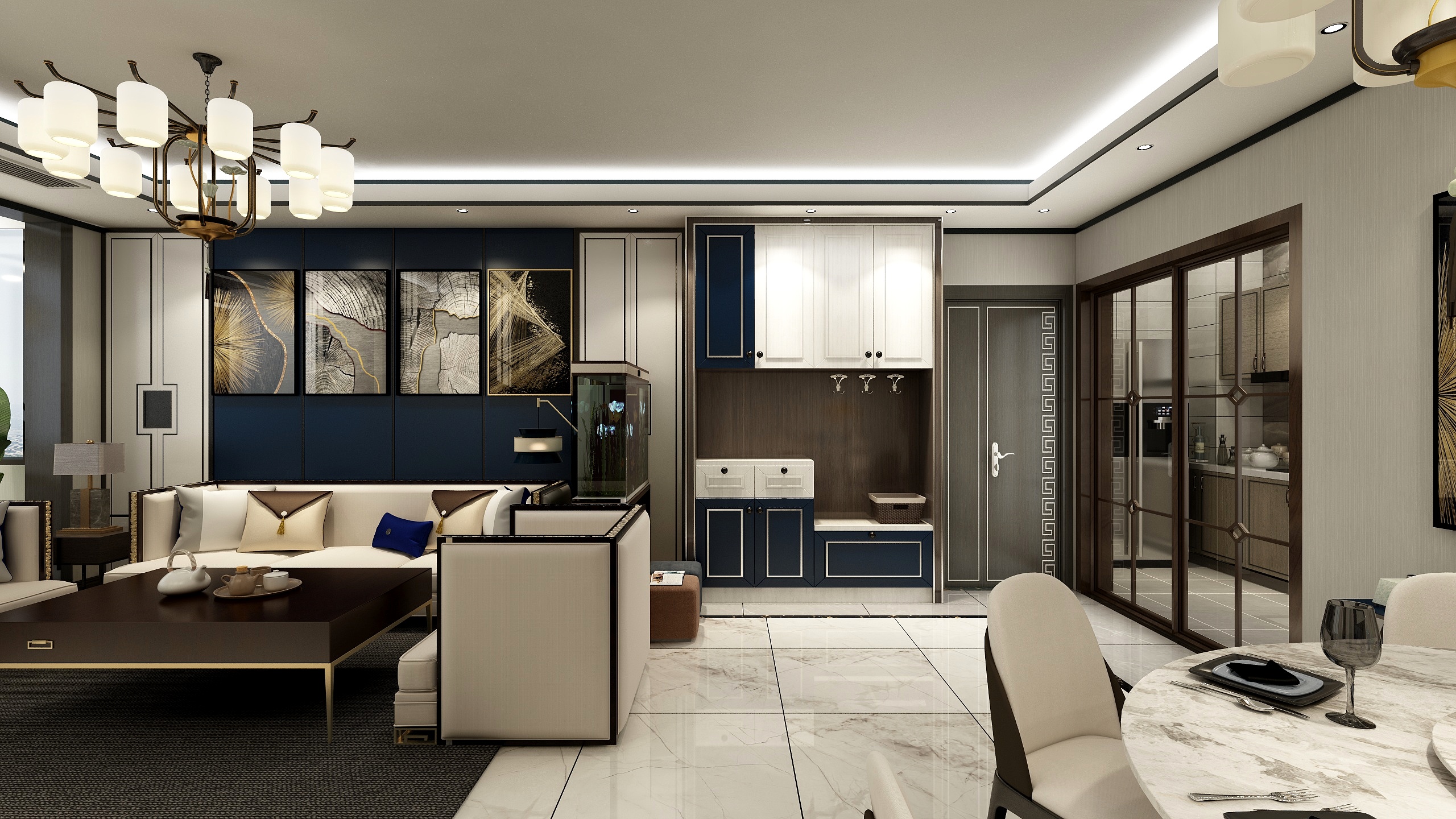 果一设计-晶泽华府-陈总雅宅-装修设计方案