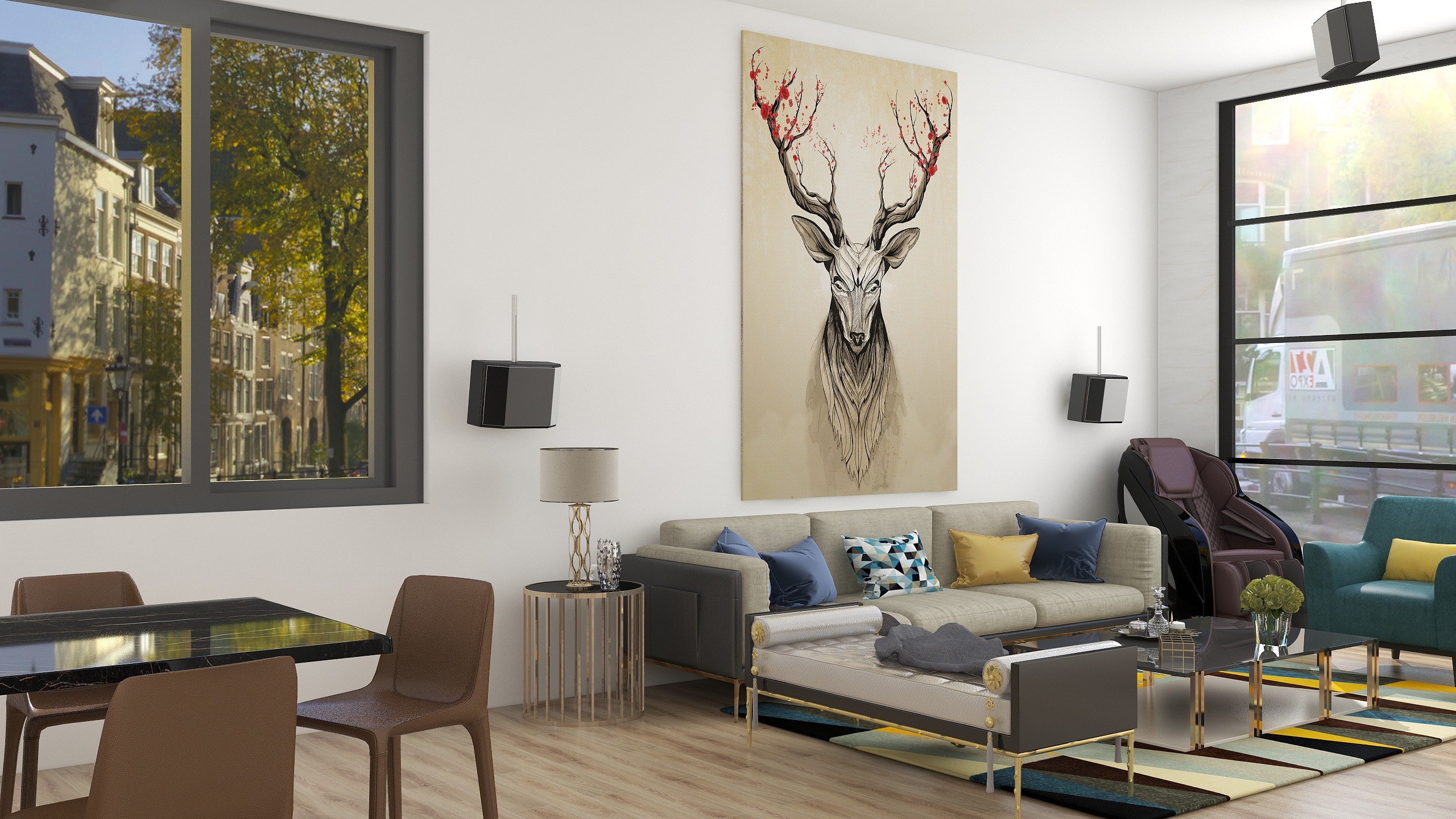 金小虫-(旧)方案A-三折楼梯-装修设计方案