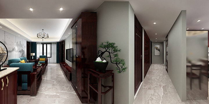 朝晖设计-西部花苑30-202-装修设计方案