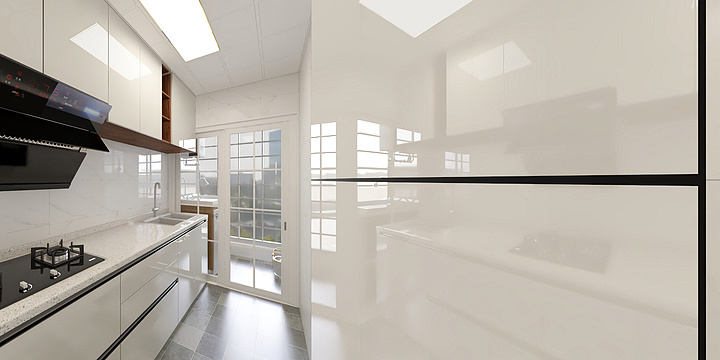 创想家设计师刘齐林-郁金香3室2厅现代-装修设计方案