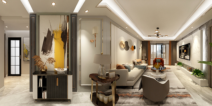 朱明-桐华郡27#203-装修设计方案