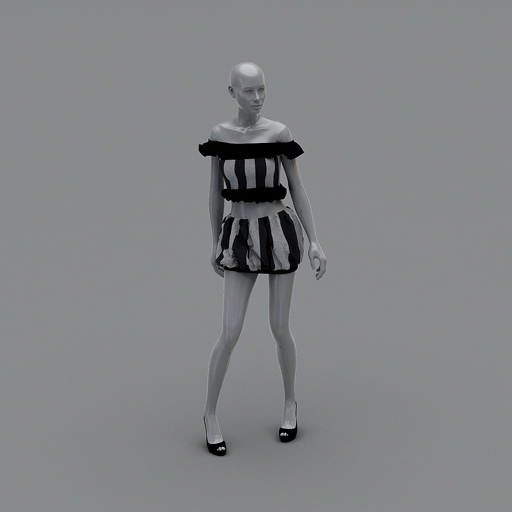 现代模特-服装女模特-4