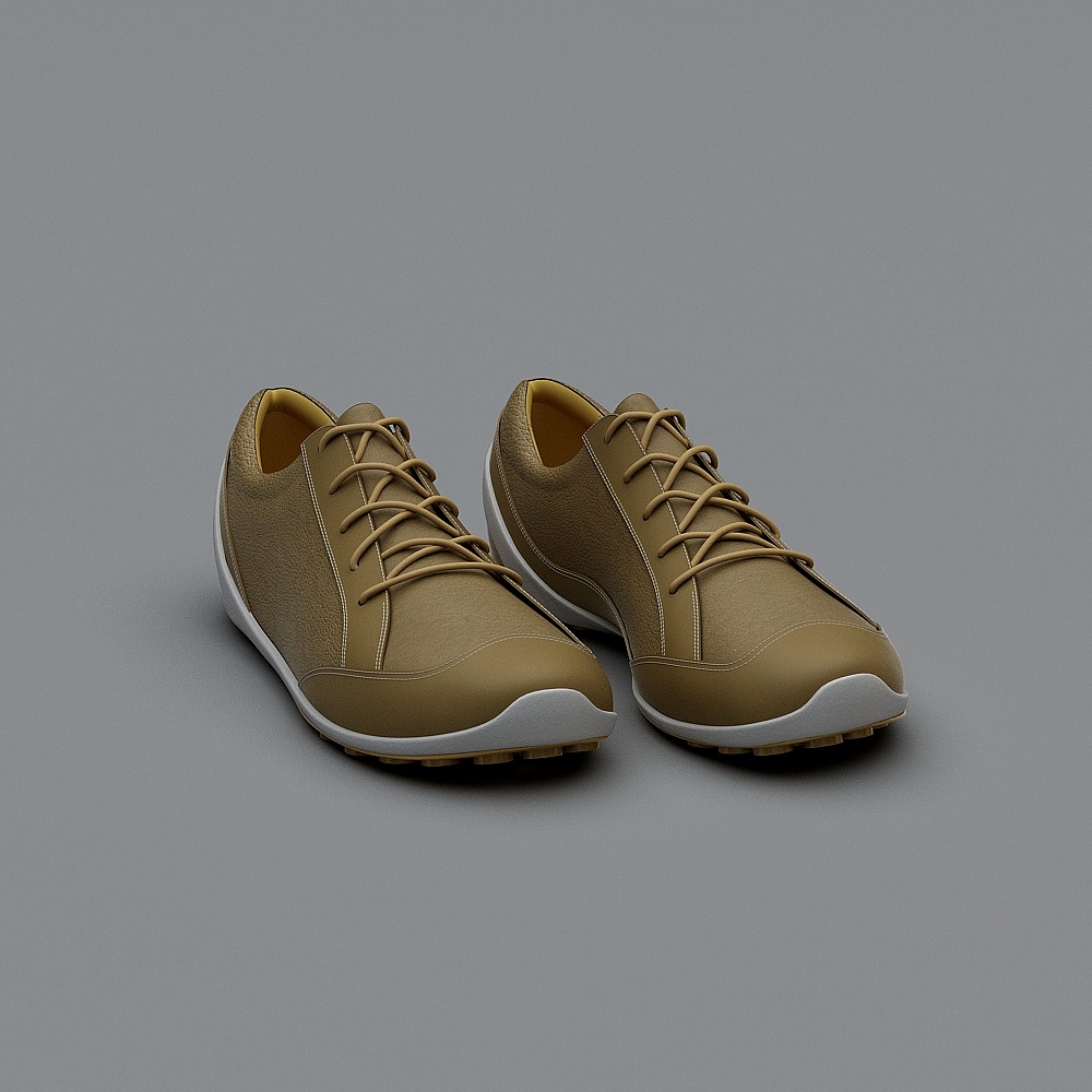 现代鞋子-休闲鞋3D模型