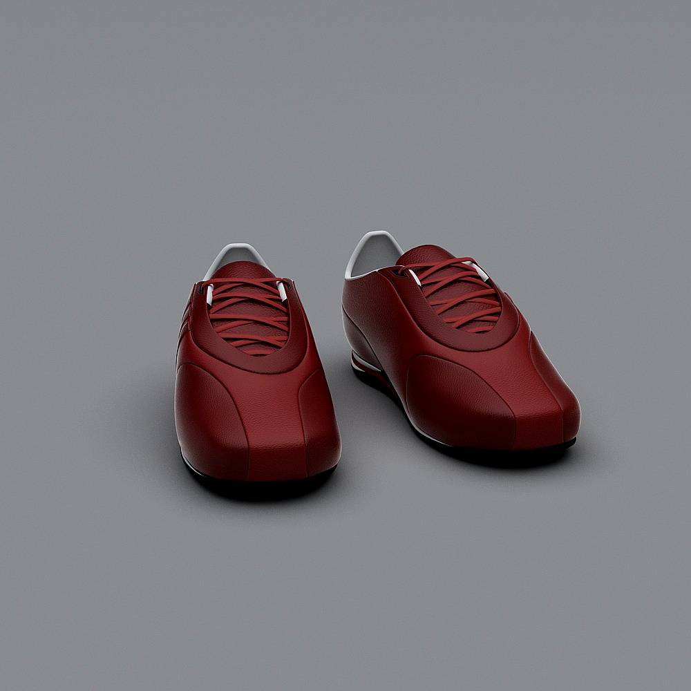 现代鞋子-平底女鞋3D模型