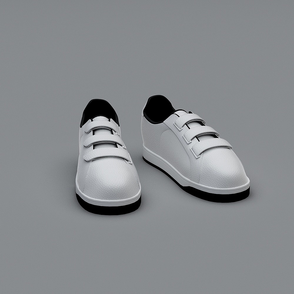 现代鞋子-平底白色鞋子