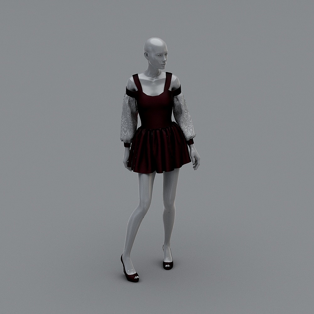 现代模特-服装女模特-2