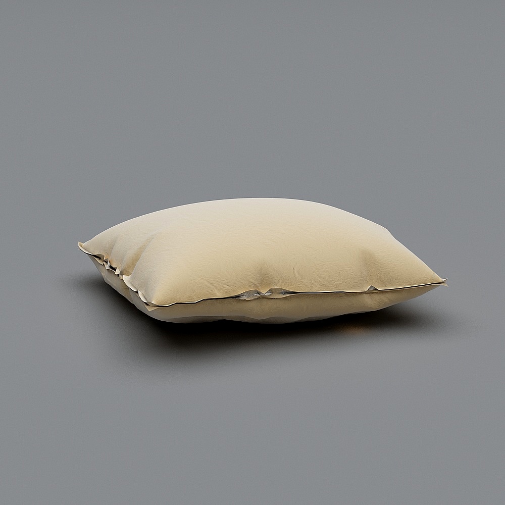 现代枕头-枕头-13D模型
