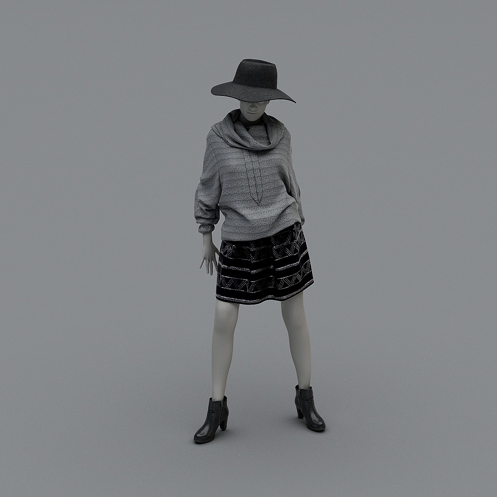 现代模特-时装女模特-4