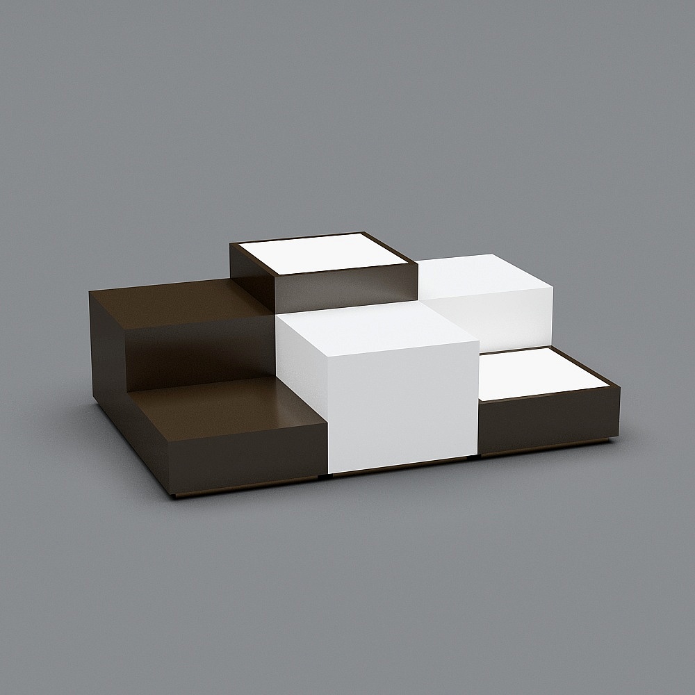 现代装饰展示台3d模型