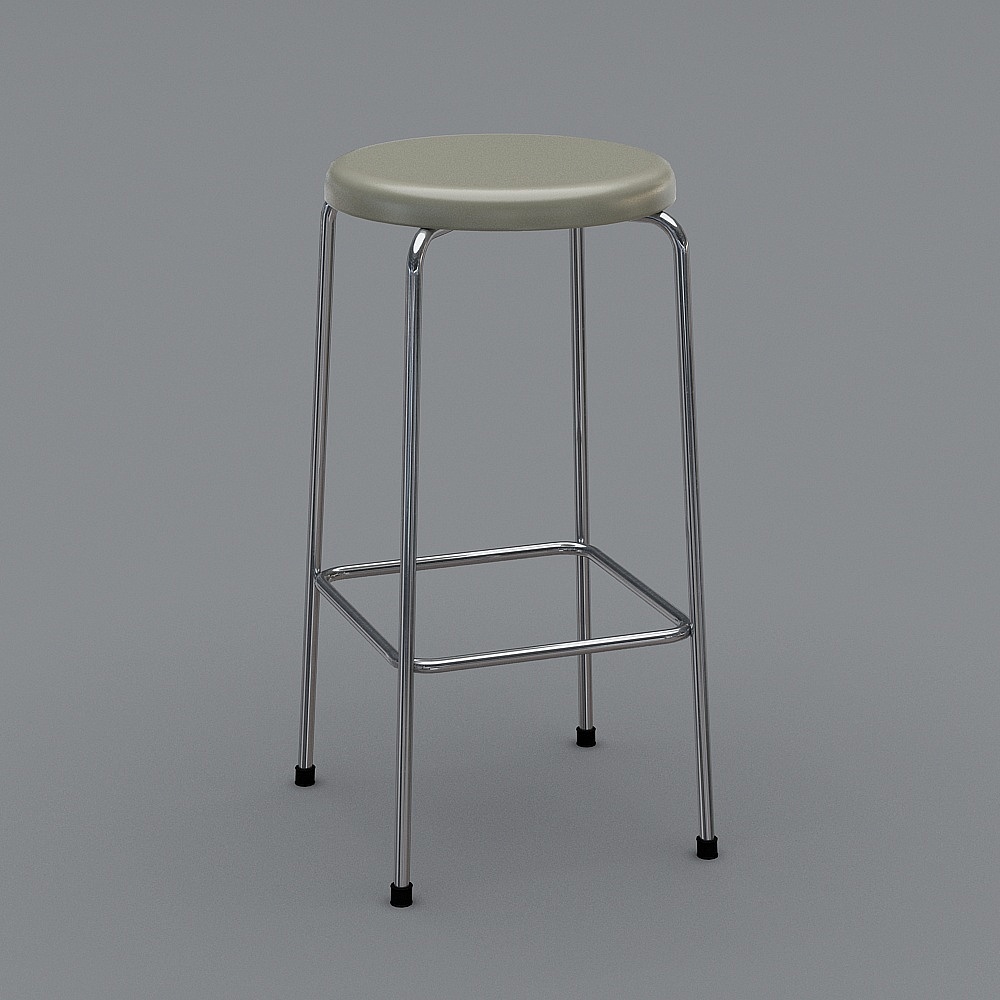 现代衣服-凳子3D模型