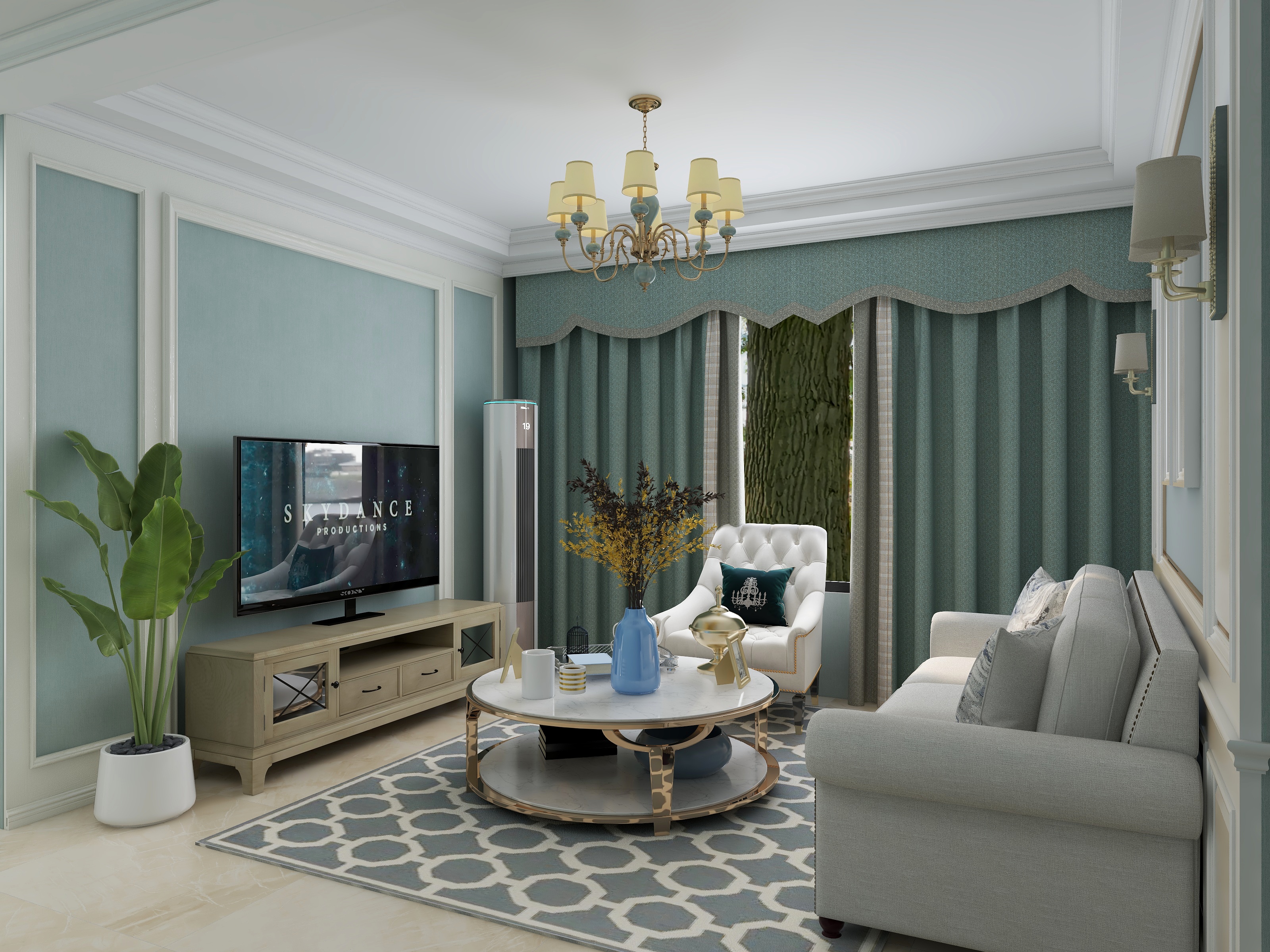 铭匠设计工作室-天龙新城-装修设计方案