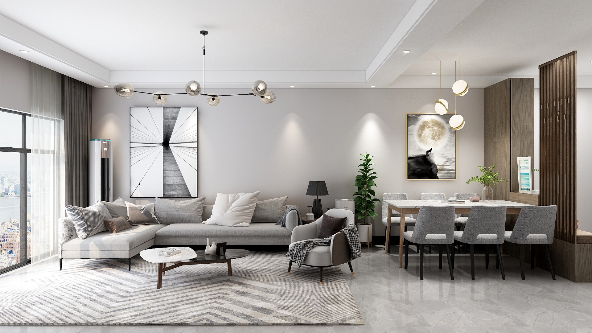 十沐宿设计工作室-华居水木天成装修效果图