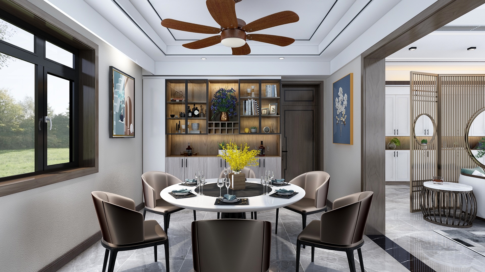 刘安明-游客-自建房-新中式装修效果图