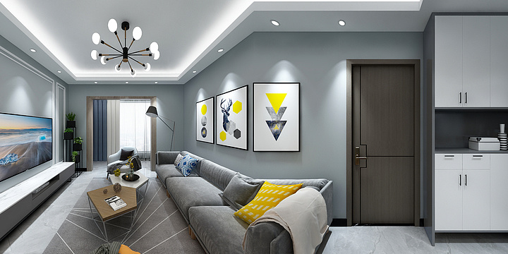 陈俊-东盟森林效果图-装修设计方案