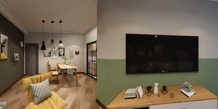 爱画画的设计师03-天润嘉园48平精装鉴赏-装修设计方案