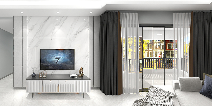 设计师蔡建华-温泉郡宣先生-装修设计方案