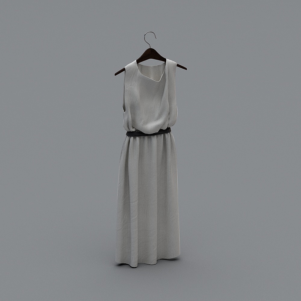 现代衣服-4-背心长裙