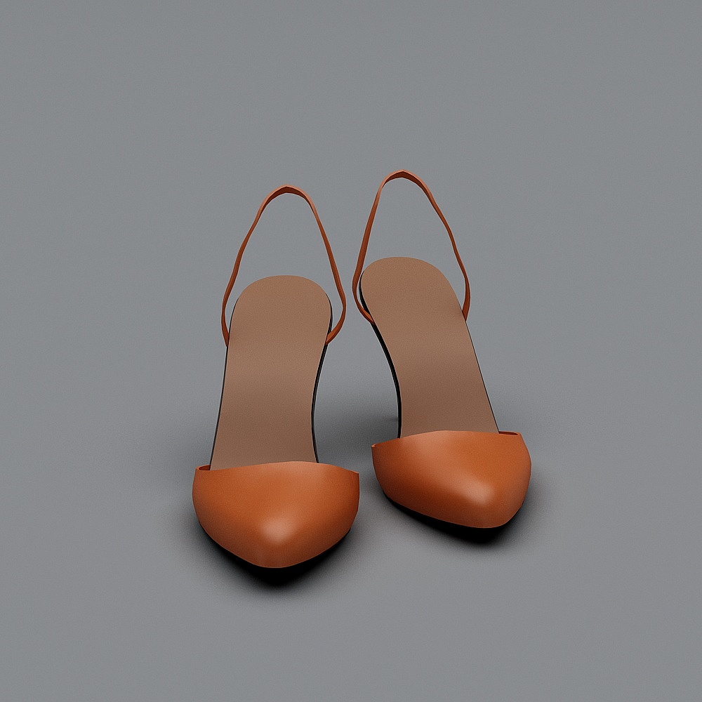 现代衣服-8-凉鞋3D模型