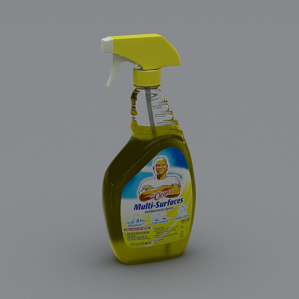 现代洗涤用品-清洁用品-23D模型
