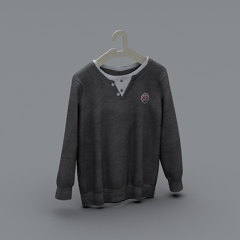现代衣服-17-男士上衣3D模型