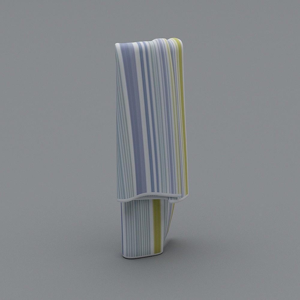 现代毛巾-浴巾3D模型