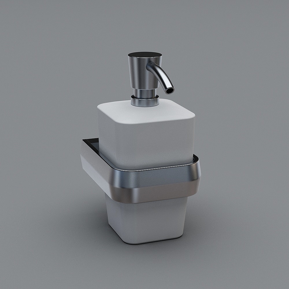 现代卫浴洗涤用品-洗面奶3D模型