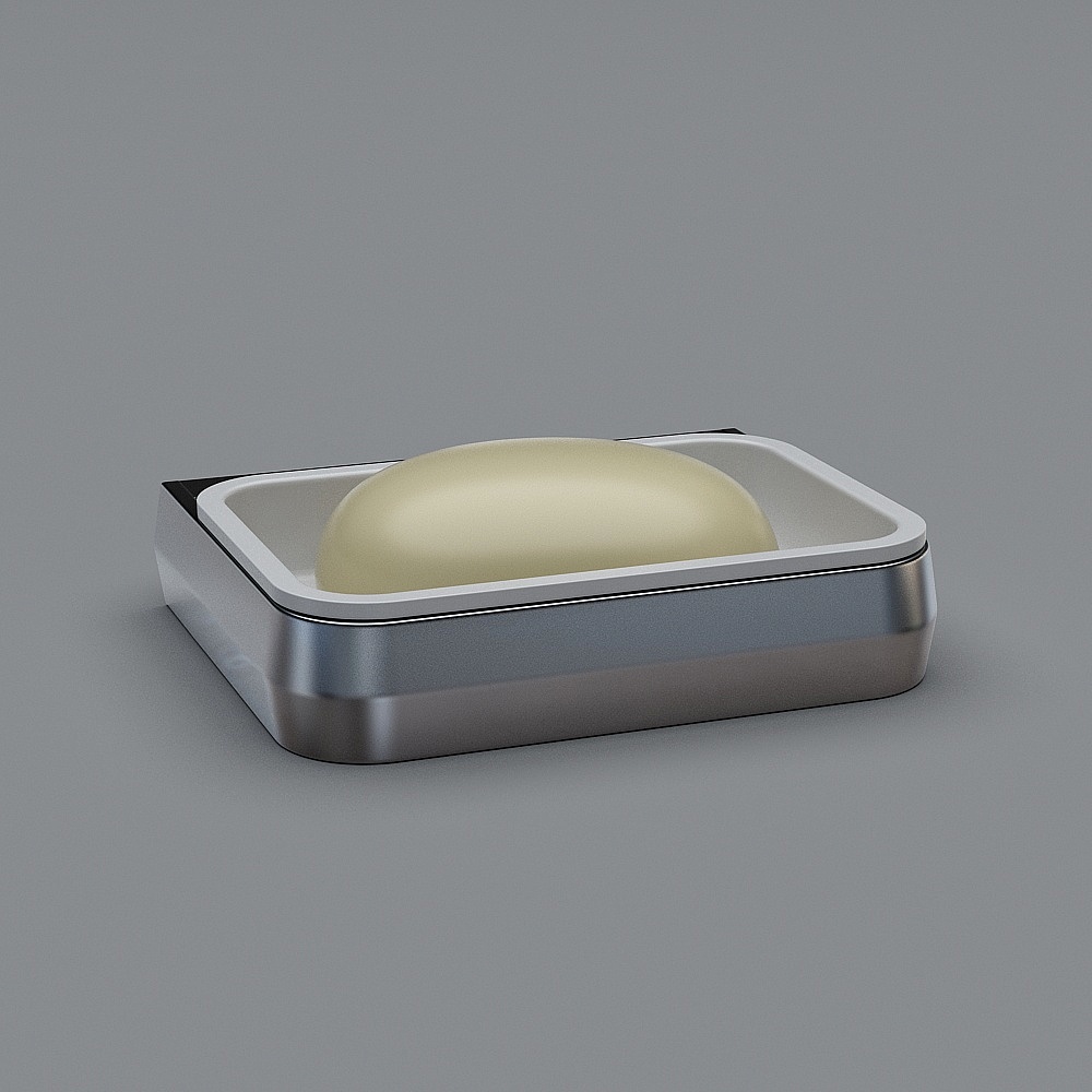 现代卫浴洗涤用品-香皂3D模型