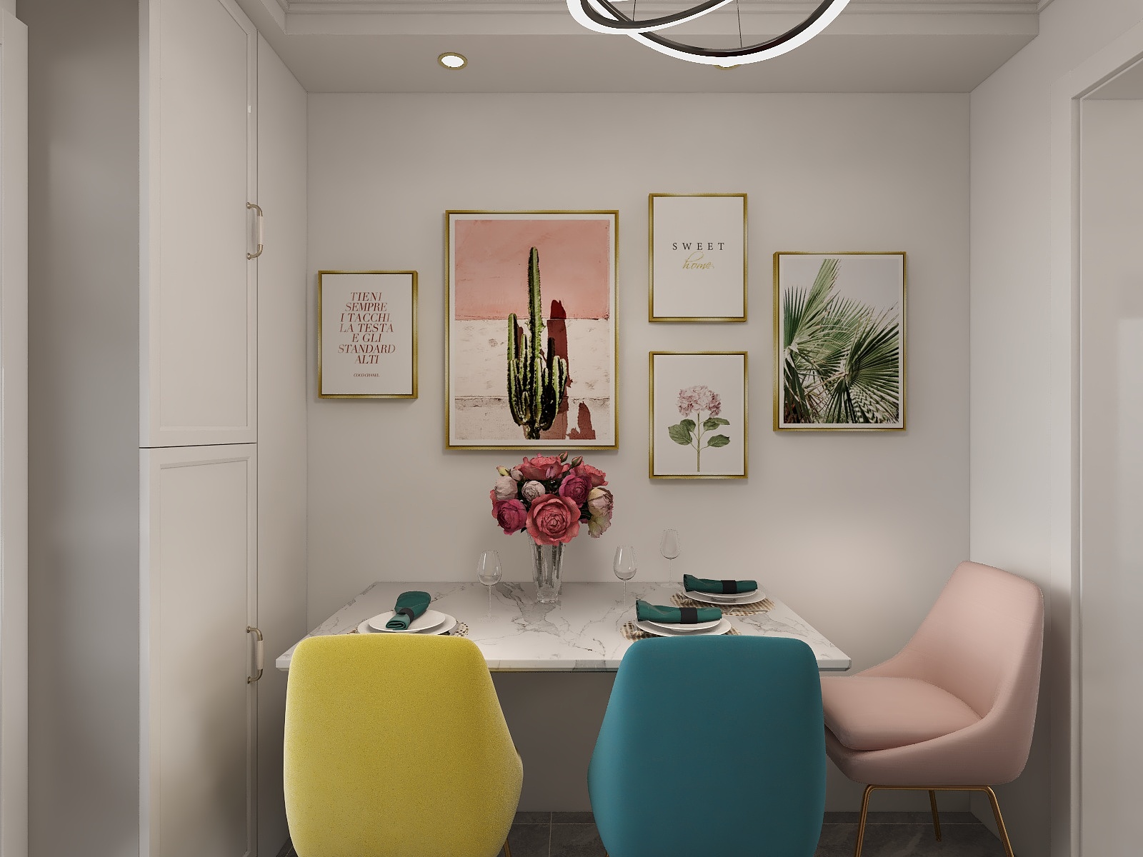 资深设计师徐浩天-97方现代轻奢二居装修效果图