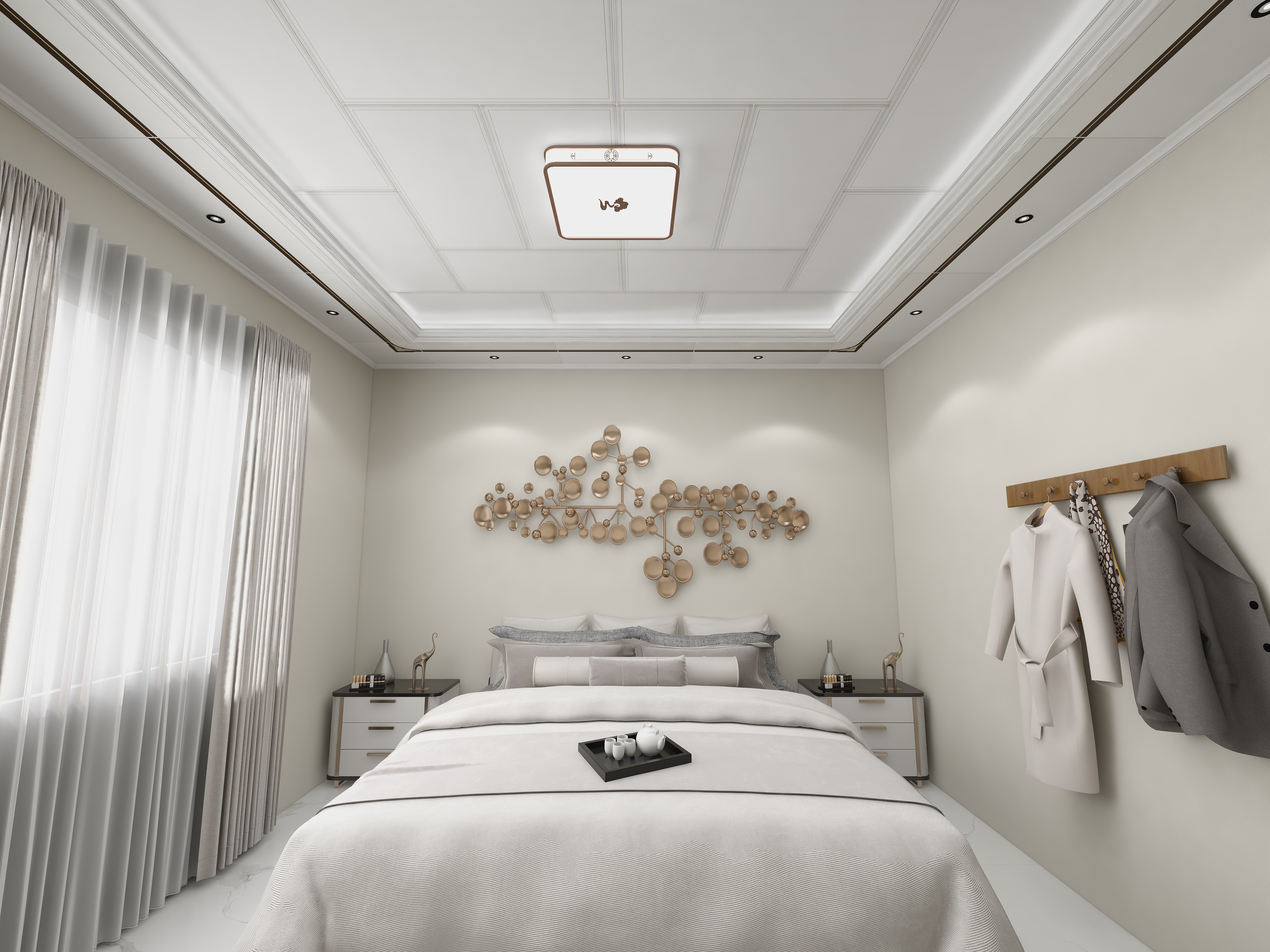 3D场景模型设计-迦南红木-转角-边线-4545-4590-装修设计方案