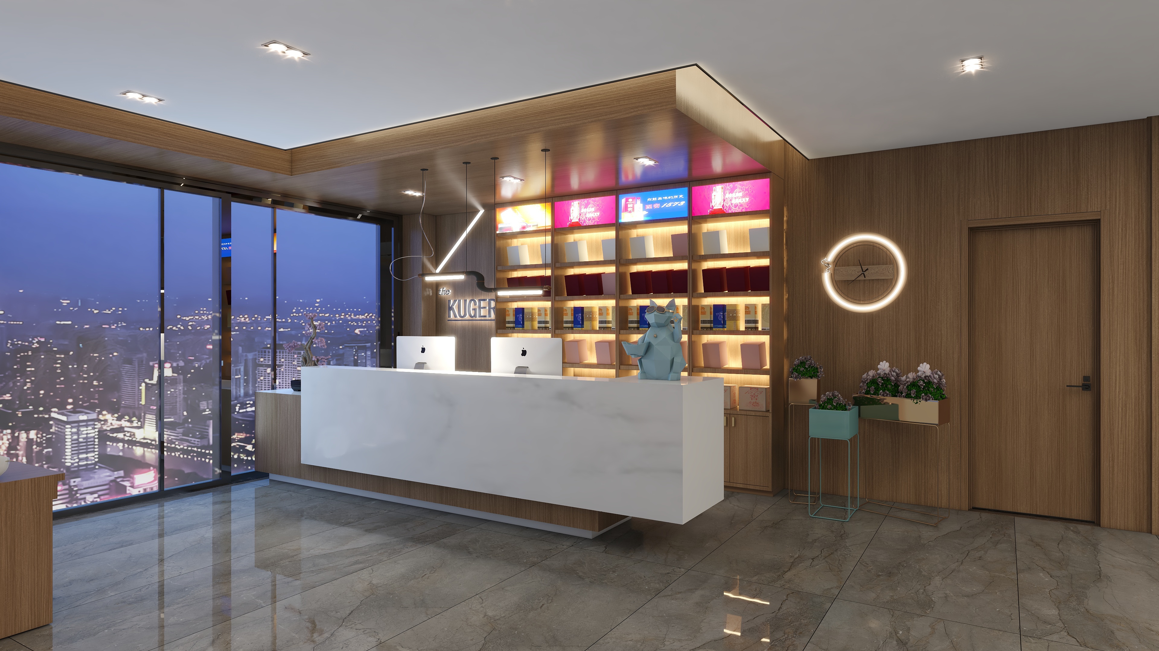 殿香哒哒啊-火锅店装修效果图