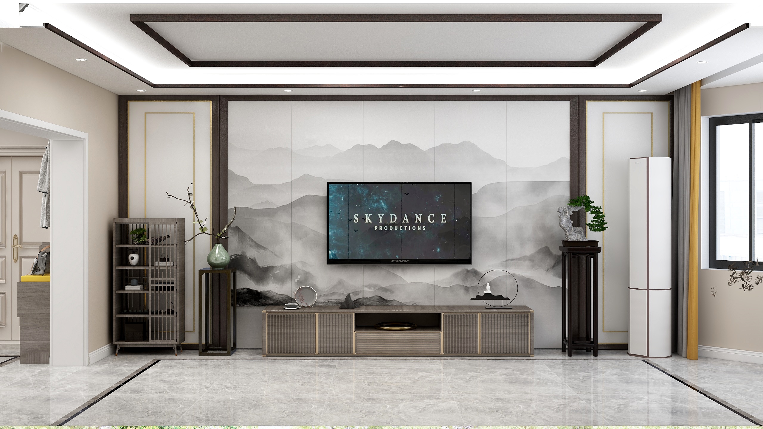 北京一起装修网-【新中式】75m²全屋设计方案装修效果图