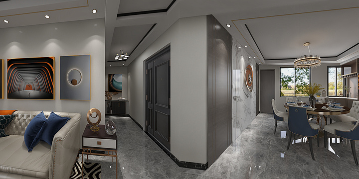 简装设计师-招商雍华府-装修设计方案