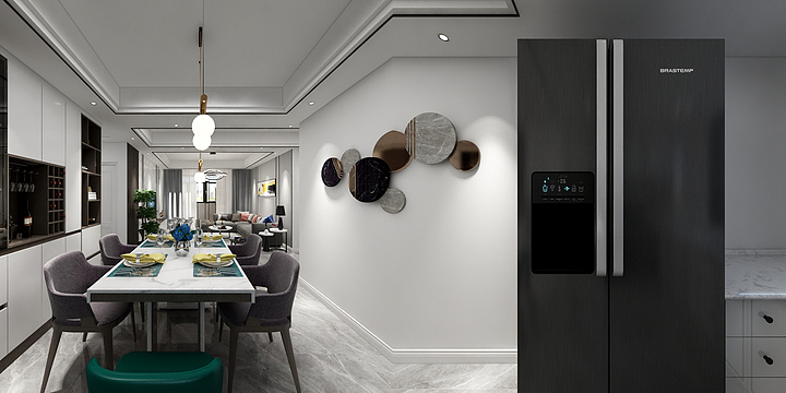 liqing-模型-室内效果-装修设计方案