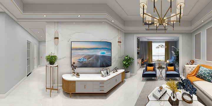 装修设计常工-半岛阳光田哥客户效果图-副本-装修设计方案