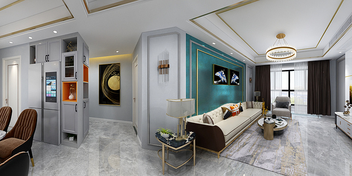 刘壮-春风十里8-2-1303室-轻奢-装修设计方案