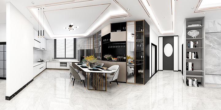 简色空间设计-别墅1号-装修设计方案