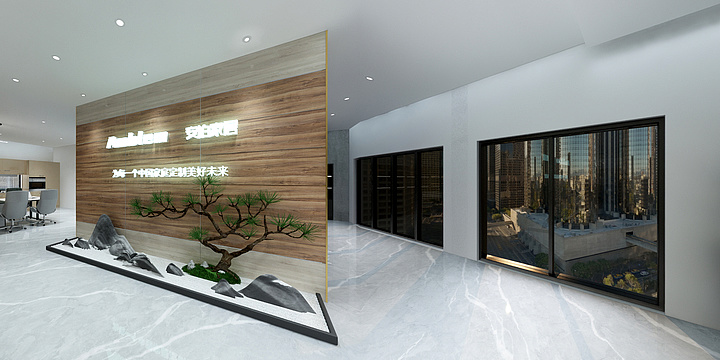 意隽装饰阿俊-安泊门店办公-装修设计方案