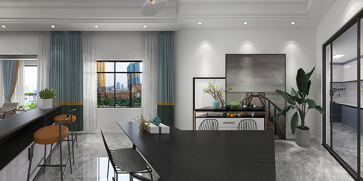 GUDE.Pan-【绿地.悦澜山】现代简约-装修设计方案