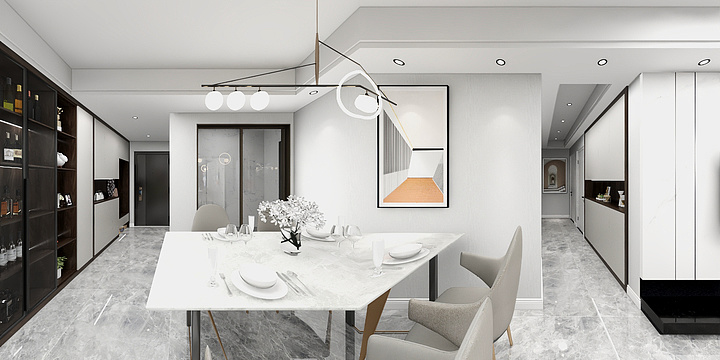 MMLL00-城市印象15-甲-3103平面图-装修设计方案