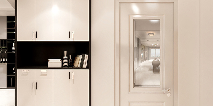 张颖-A户型7号楼124金属线条-装修设计方案