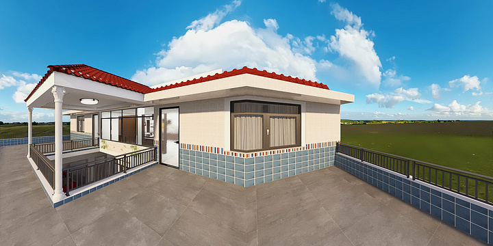 全案设计-陈山-独家小院-装修设计方案