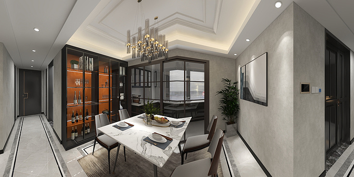 设计师晴阳-中粮锦云现代风格-方案3-装修设计方案