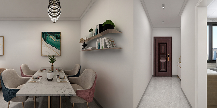 陈伟15151919198-松鼠家90平方套餐效果图-装修设计方案