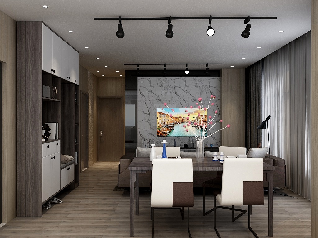 设计师-成益-瑞和园89.50㎡B户型3室2厅1卫-装修设计方案