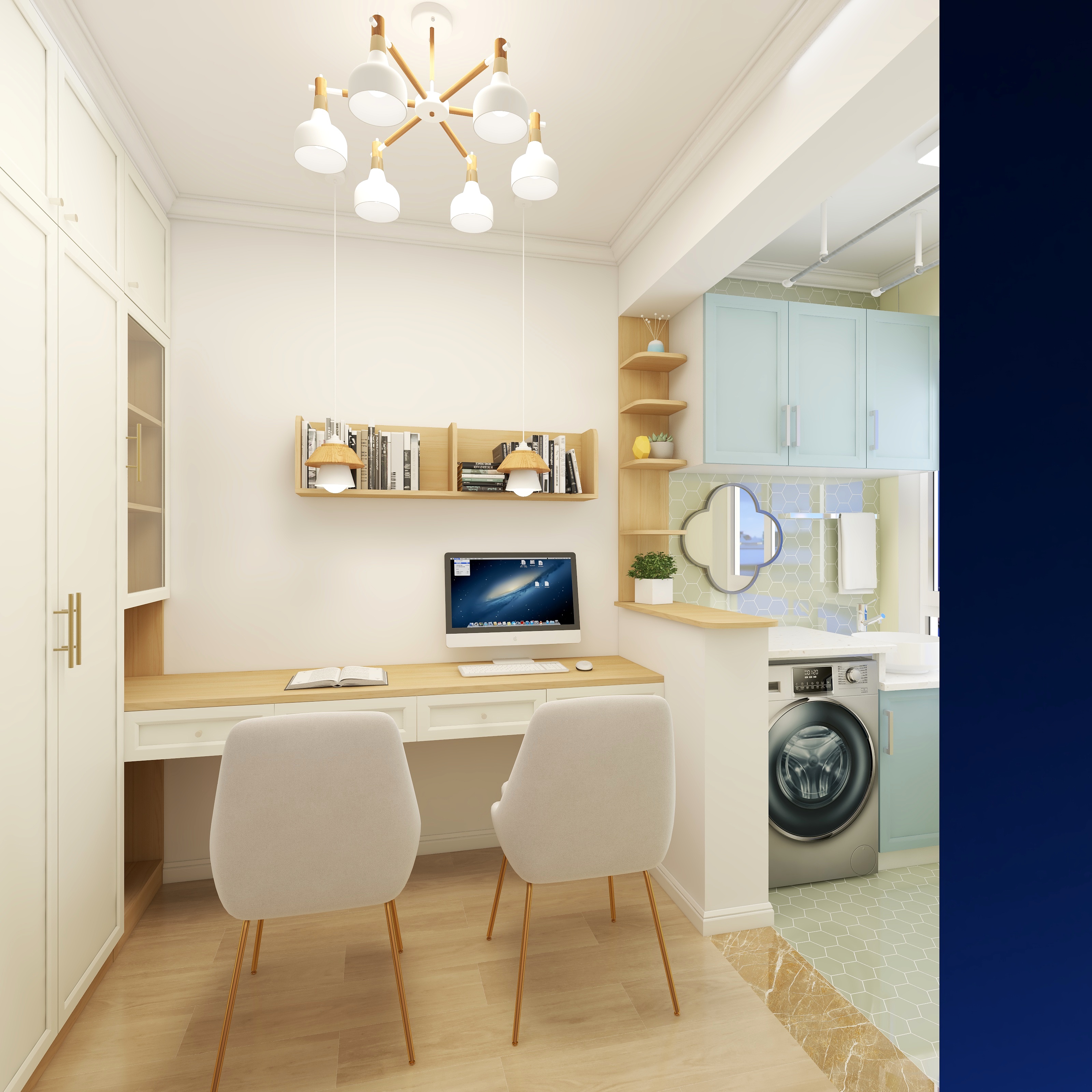 鸿弘设计工作室-孟先生雅居-装修设计方案