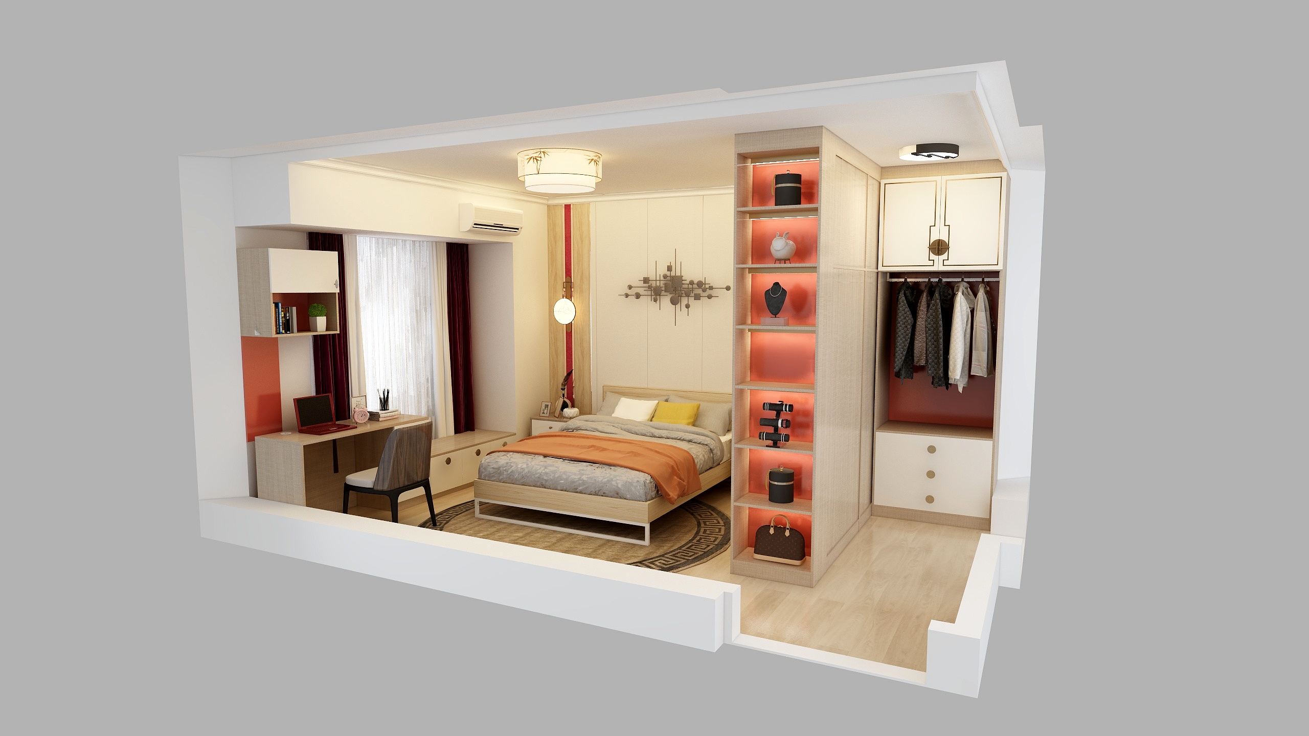 山屿设计-飞-新中式-装修设计方案