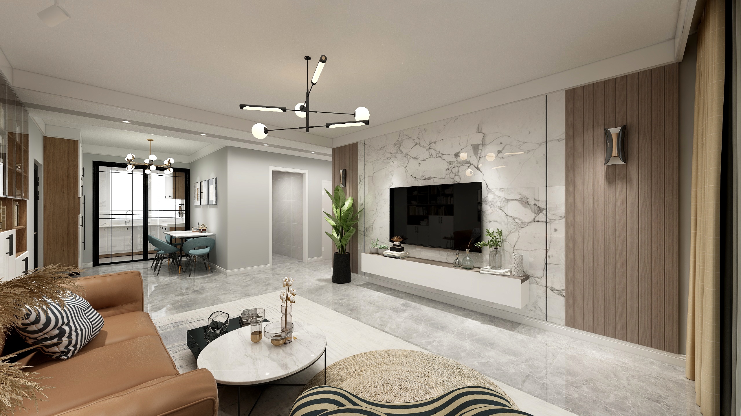 刘子晗-林语家话装修效果图