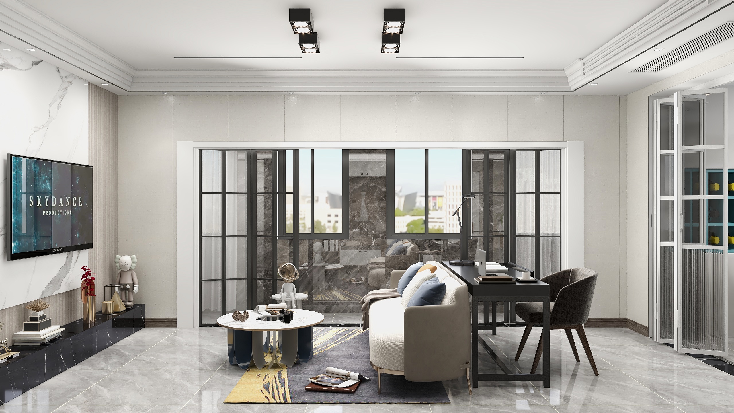 猴子_尚-瑞和园89.50㎡B户型3室2厅1卫-装修设计方案