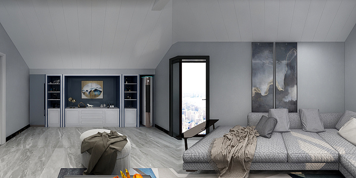 岁月如风diya-金鼎湾11-2-1002阁楼-装修设计方案